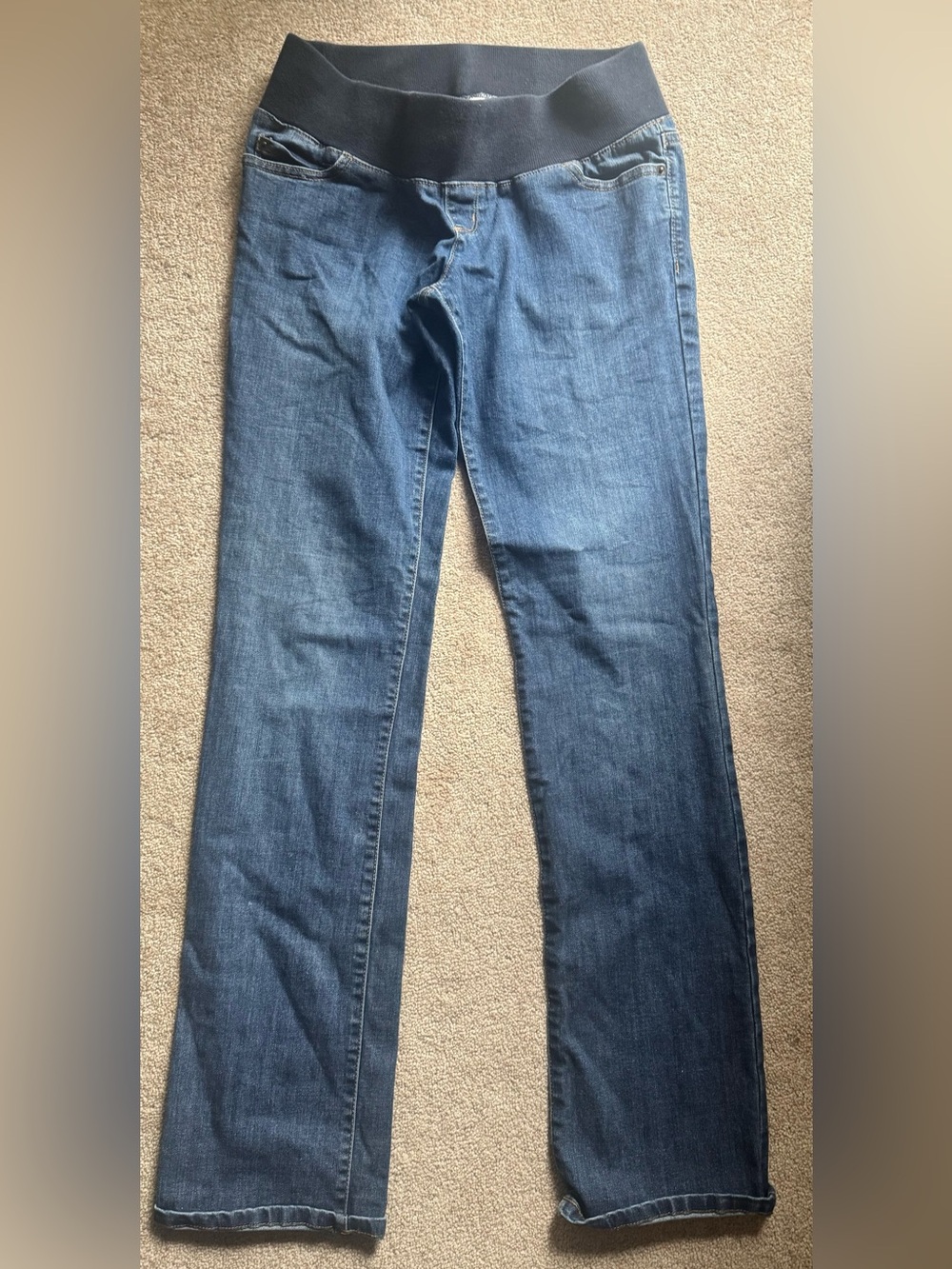 Liz Lange Maternity Bootleg Jeans - Size 2 - Demi-panel band